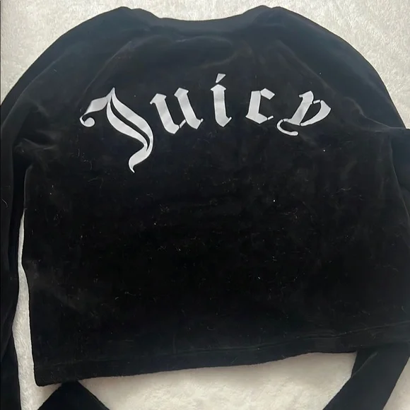 Black Long Sleeve Women's Top - Picture 3 of 3